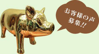 お客様の声 募集!!